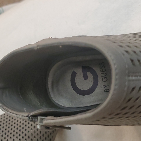 Gray Ankle Booties Open Toe - Picture 11 of 11